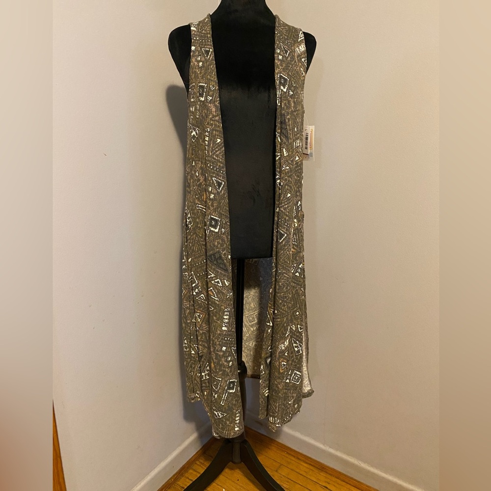 NWT Lularoe Duster Sweater Vest Size Small